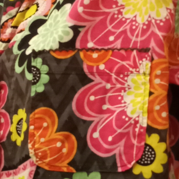 Vera Bradley Floral & Paisley Button Down Top - Picture 6 of 12
